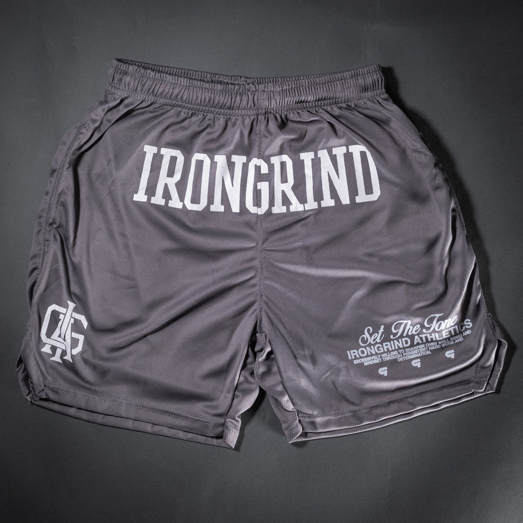 Reborn Signature Shorts | Gun Metal