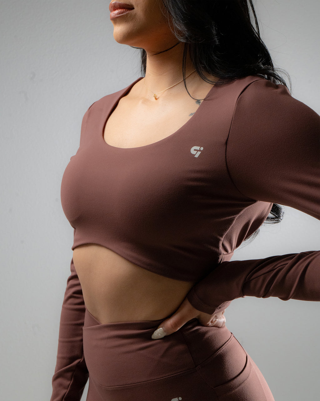 Eclipse Cropped Long Sleeve