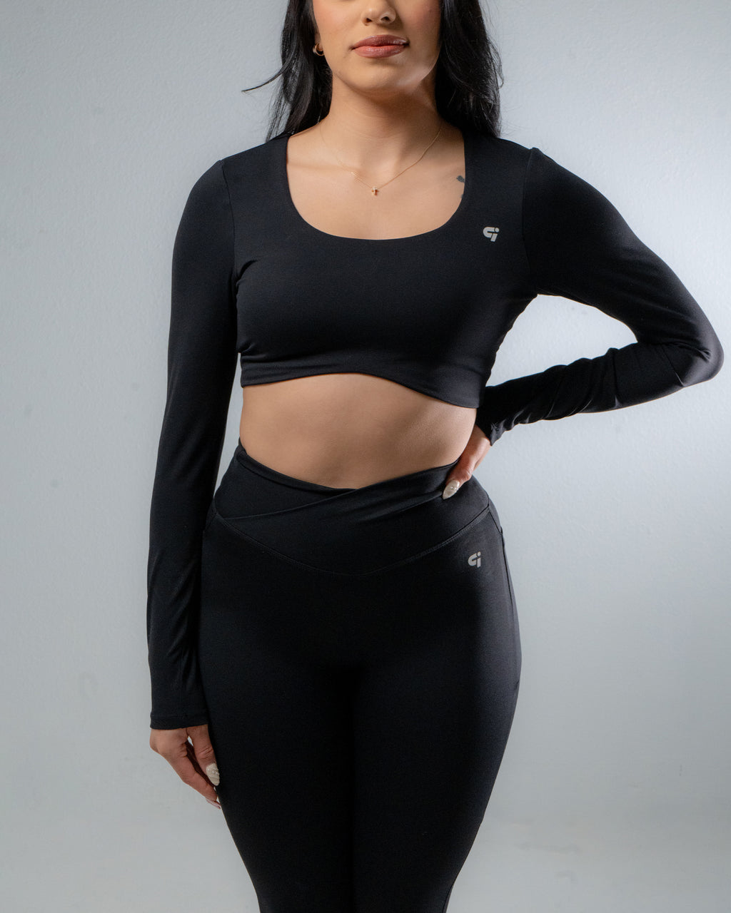 Eclipse Cropped Long Sleeve