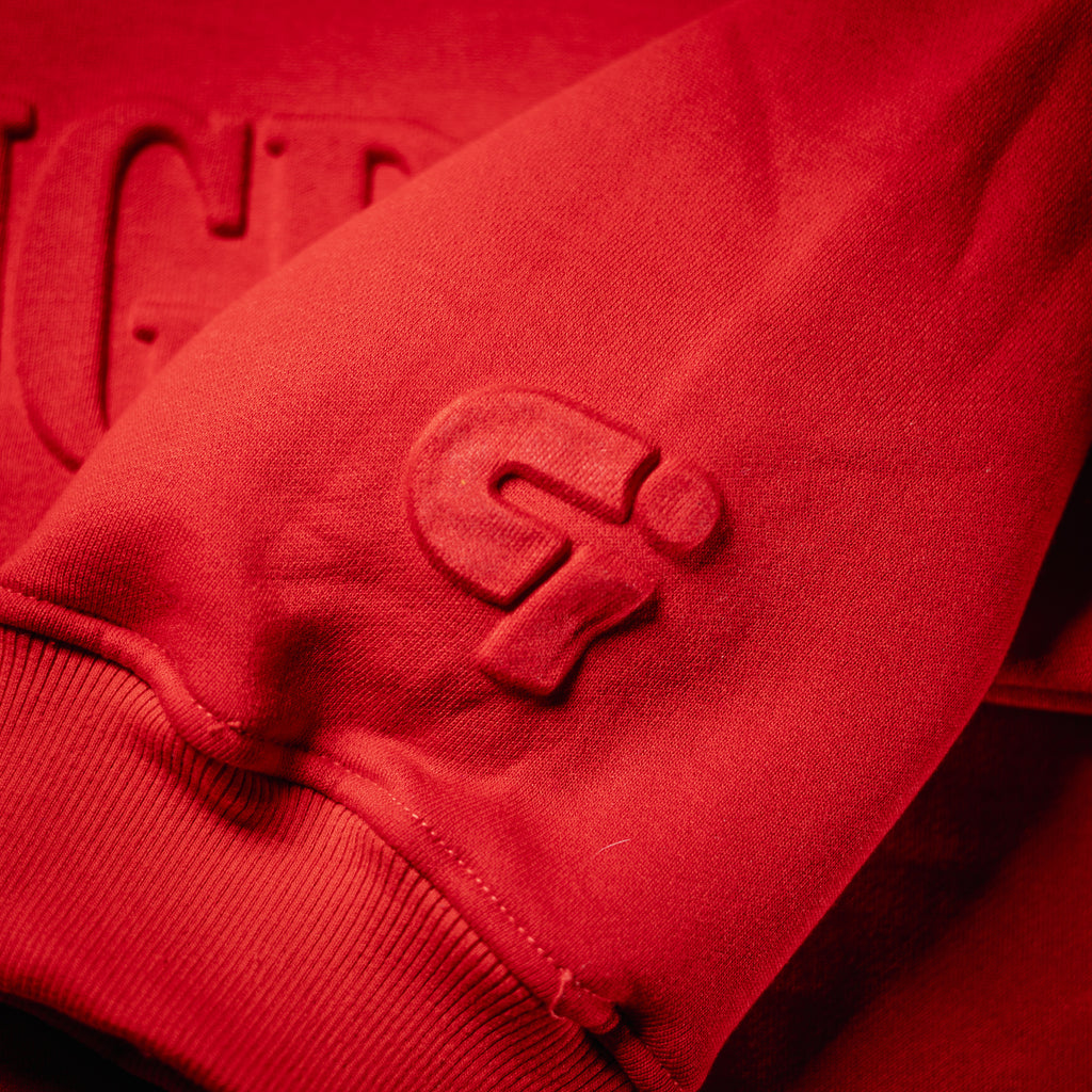 Reborn Emboss Pullover | Candy Apple