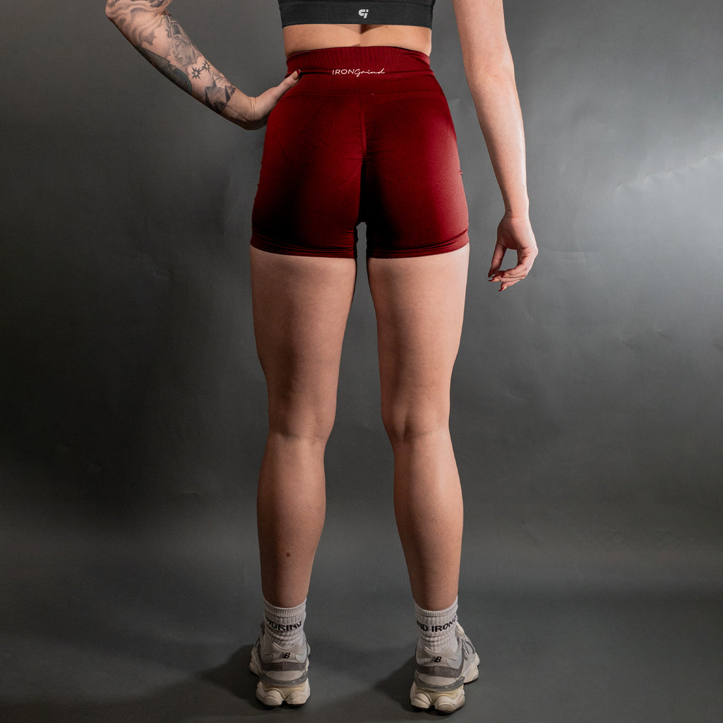 Reborn Contour Seamless Shorts | Scarlet