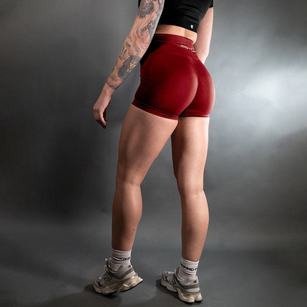 Reborn Contour Seamless Shorts | Scarlet