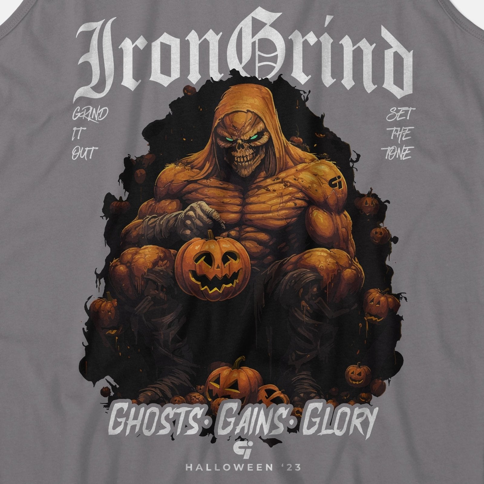 [Limited Edition] HalloStream 'Pumpkin' Tank Top - IronGrind Athletics - activewear - gymshark - alphalete